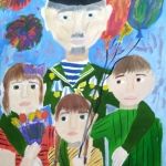 Кукаркина Виктория, 11 лет, ''День Победы!'', гуашь, преп. Чистякова М.А.