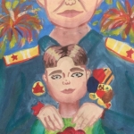 Патраева Ульяна, 11 лет, ''Салют Победы!'', гуашь, преп. Чистякова М.А.
