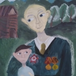 Стадничук Анастасия, 10 лет, Воспоминания о войне, гуашь, пр.Сргеева н.Г.