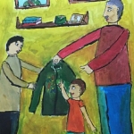 Закирова Евгения, 10 лет, На парад Победы, гуашь, пр.Литвиненко Е.В.