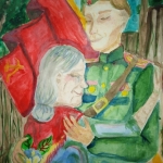 Ананьева Таисия, 12 лет, Возвращение с победой, акв., пр.Лебедянцева Г.Ф.