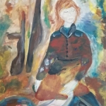 Ариткулова Милена, 14 лет,  После боя, гуашь, пр. Мухамедьярова Г.Т.