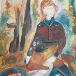 Ариткулова Милена, 14 лет, После боя, гуашь, пр.Мухамедьярова Г.Т.