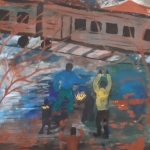 Гаибназаров Камрон, 12 лет, Партизаны, гуашь, пр.Мухамедьярова Г.Т.