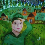Вербицкая Ангелина, 11 лет, Солдат, гуашь, пр.Вилянова А.Ю.