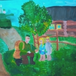 Патраева Ксения, 13 лет, Угощение, гуашь, пр.Мухаметдинова В.Н.