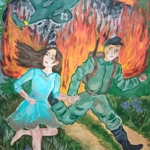 Биккузина Камилла, 14 лет, гуашь, пр.Зайнутдинова Р.Р