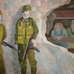 Ковалева Ирина, 14 лет, Дети в нациской оккупации, гуашь, пр.Литвиненко О.В.