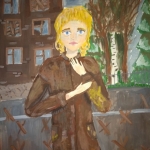 Шишкина Радмила, 14 лет, Великая Отечественная Война, гуашь, пр.Зайнутдинова Р.Р.