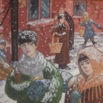 Валеева Юлия, 17 лет, Блокада Ленинграда , гуашь, пр.Зайнутдинова
