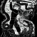 Губайдуллина Эрвин , 14 лет, «Урал Батыр», 2018 г., бум., граттаж, 42х60, Россия, Башкортостан, г. Стерлитамак, ДХШ № 1, пед.Мухаметдинова В.Н. jpg