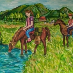 Kirillova-Sveta-16-let-Konnaya-progulka-guash-prepodavatel-Kiraev-RG-g-Sterlitamak-Bashkortostan