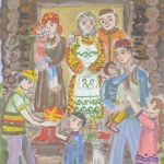 Ahmamyanova-Aliya-10-let-Bolshaya-druzhnaya-semya-guash-pr.Chistyakova-M.A