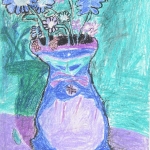 Zigart-Sergej-8-let-Vaza-s-cvetami-masl-pastel-pr-Gerasimov-SN